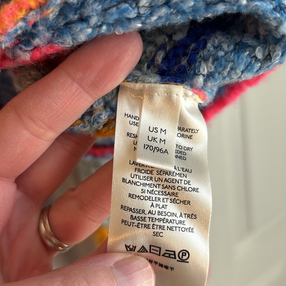 Free People Bring It On Cropped Turtleneck Sweater Size Medium - Picture 9 of 10